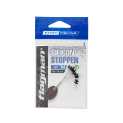 Stopery For Line Flagman Silicon Black  rozmiar.M FLAGMAN - 1