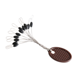 Stopery For Line Flagman Silicon Black  rozmiar.L FLAGMAN - 1 2