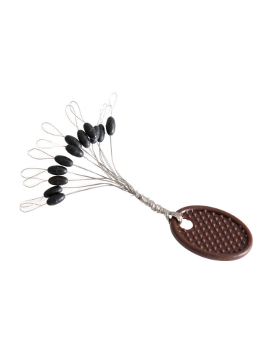 Stopery For Line Flagman Silicon Black  rozmiar.L FLAGMAN - 2