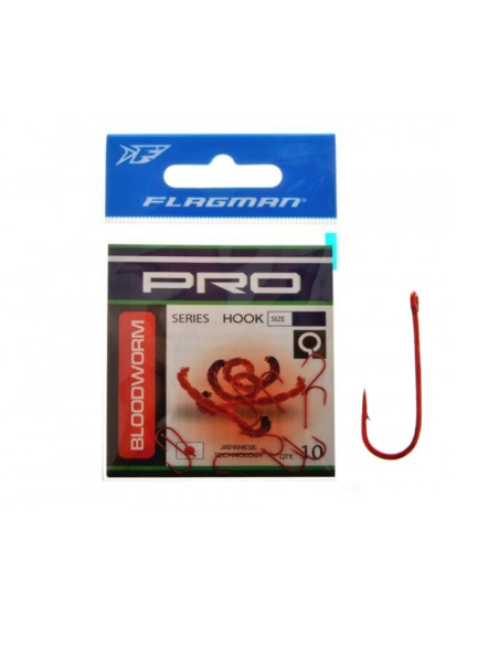 Haczyki Flagman Pro Bloodworm - 16 FLAGMAN - 1 Haczyki Flagman Pro Bloodworm - 16 FLAGMAN - 1