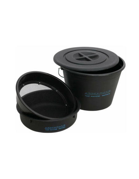 Zestaw Flagman  wiadro 25L z przykrywką, sito 3mm,miska FLAGMAN - 1