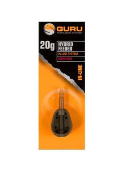 Podajnik Guru In-Line Hybrid Extra Distance Feeder – Super mini 30g GURU - 1 Podajnik Guru In-Line Hybrid Extra Distance Feeder – Super mini 30g GURU - 1