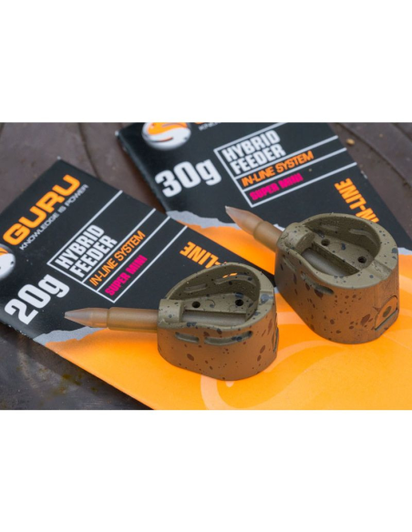 Podajnik Guru In-Line Hybrid Extra Distance Feeder – Super mini 30g GURU - 2 Podajnik Guru In-Line Hybrid Extra Distance Feeder – Super mini 30g GURU - 2