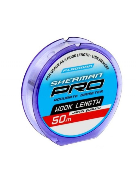 Żyłka Flagman Przyponowa Sherman Pro 50m – 0.165mm FLAGMAN - 1