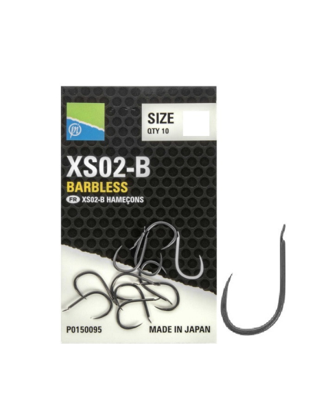 Haczyki Preston - XS02-B rozmiar 8 /10 szt. PRESTON - 1 Haczyki Preston - XS02-B rozmiar 8 /10 szt. PRESTON - 1