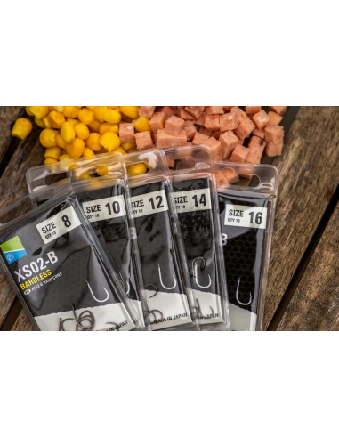 Haczyki Preston - XS02-B rozmiar 14 /10 szt. PRESTON - 4