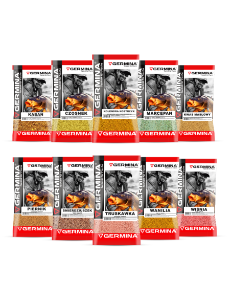 Zestaw Zanęt Germina 10szt 1kg GENLOG - 1