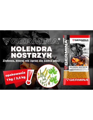 Zanęta Germina Kolendra-Nostrzyk 1kg GENLOG - 2