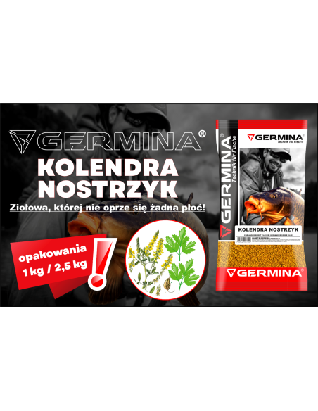 Zanęta Germina Kolendra-Nostrzyk 1kg GENLOG - 2