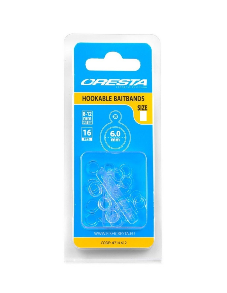 Gumki do przynęt CRESTA Hookable Baitbands roz. S CRESTA - 1