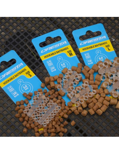 Gumki do przynęt CRESTA Hookable Baitbands roz. S CRESTA - 2