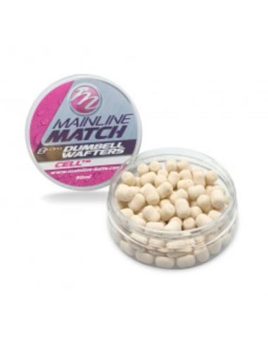 Mainline Match Dumbell Wafters – White Cell 8mm