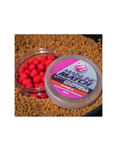 Mainline Match Dumbell Wafters – Red Krill - 6mm MAINLINE - 2