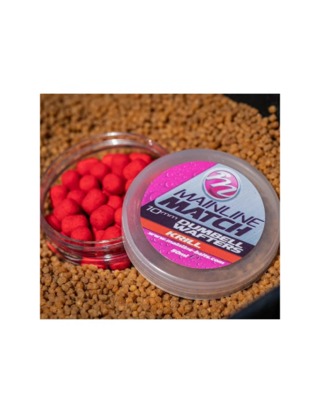Mainline Match Dumbell Wafters – Red Krill - 10mm MAINLINE - 2