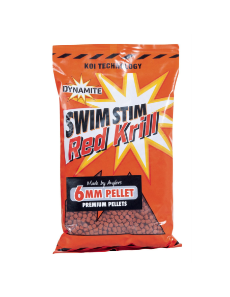 Pellet Dynamite Baits Swim Stim Red Krill 900g 6mm DYNAMITE BAITS - 1 Pellet Dynamite Baits Swim Stim Red Krill 900g 6mm DYNAMITE BAITS - 1