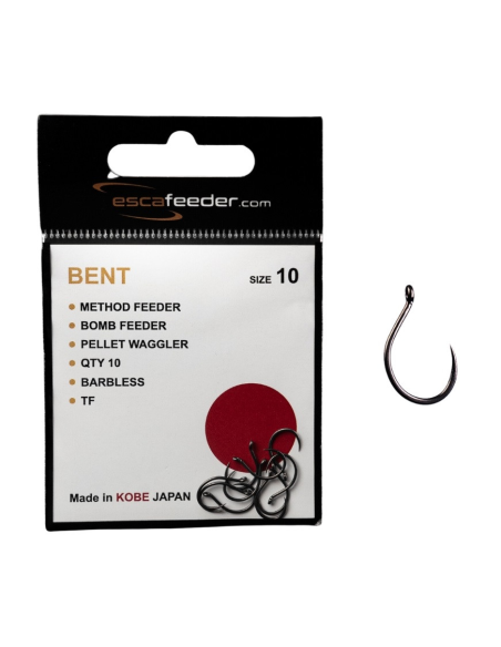 Haczyki Esca Feeder Bent - rozmiar 10  - 1