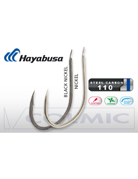 Haczyki Colmic Hayabusa HKAJ 157-BLACK NICKEL ROZMIAR.10 COLMIC - 2