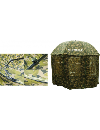 PARASOL MISTRALL SYS CAMO 3 OKNA 8 S 2,5M MISTRALL - 2