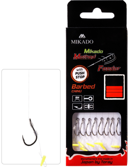 Gotowe Przypony Mikado Method Feeder Push Stop 10cm - 12 MIKADO - 1