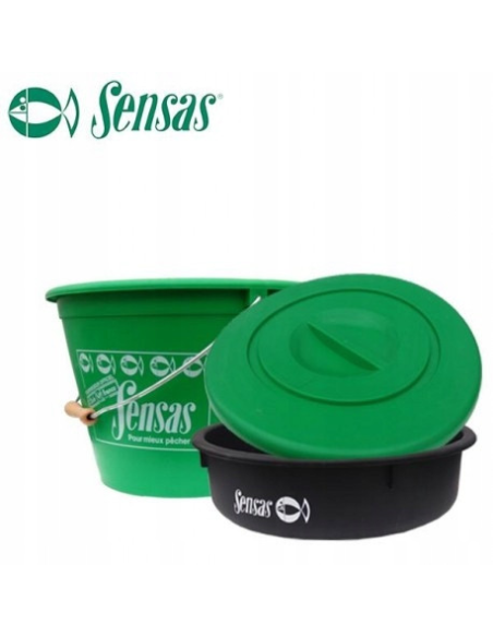 Wiadro Sensas Na Zanęte  25l + Miska + Pokrywa SENSAS - 1