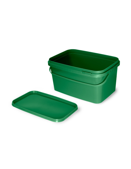 Wiadro kwadratowe z pokrywą Delphin CLASSA/ziel.5L DELPHIN - 1 Wiadro kwadratowe z pokrywą Delphin CLASSA/ziel.5L DELPHIN - 1