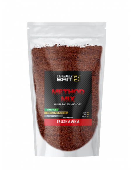 Pellet Feeder Bait Truskawka 2mm 800g FEEDER BAIT - 1