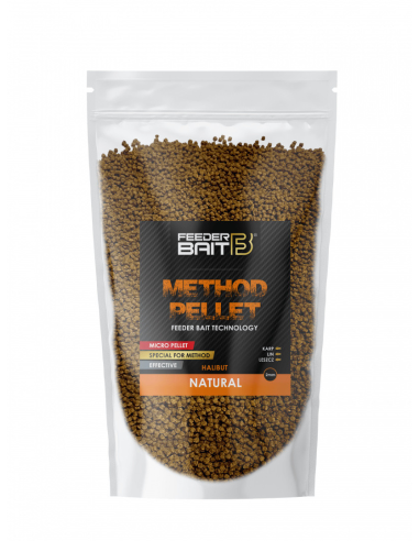 Feeder Bait Method Pellet NATURAL HALIBUT 2mm 800g