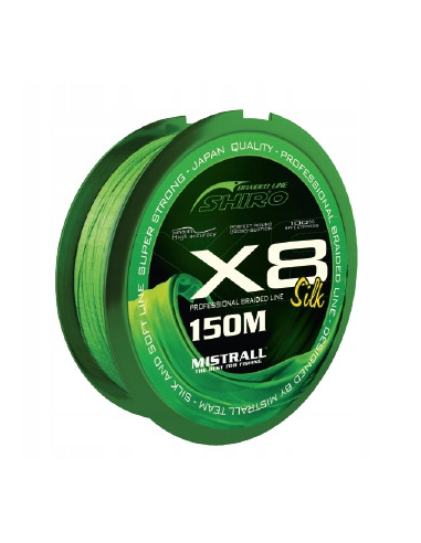 Plecionka Mistrall Shiro Green 150m x8 0,08mm