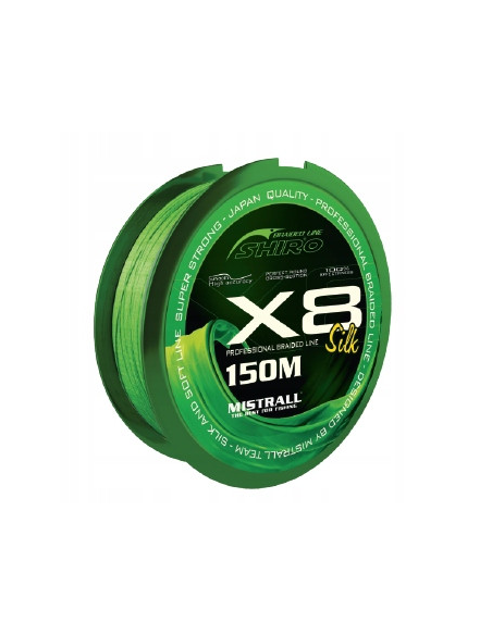 Plecionka Mistrall Shiro Green 150m x8 0,08mm MISTRALL - 1