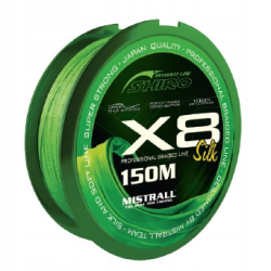 Plecionka Mistrall Shiro Green 150m x8 0,13mm MISTRALL - 1