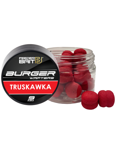 Przynęta Feeder Bait Burger Wafters 9mm - Truskawka