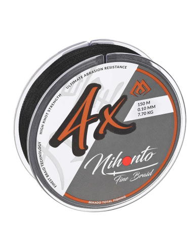 Plecionka Mikado Nihonto FINE BRAID 4X 150m czarna 0,06mm MIKADO - 2