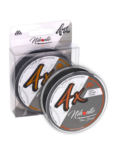 Plecionka Mikado Nihonto FINE BRAID 4X 150m Czarna 0,12mm MIKADO - 1