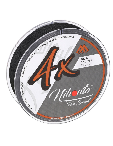 Plecionka Mikado NIHONTO FINE BRAID - 4x 300m CZARNA 0.06mm MIKADO - 2