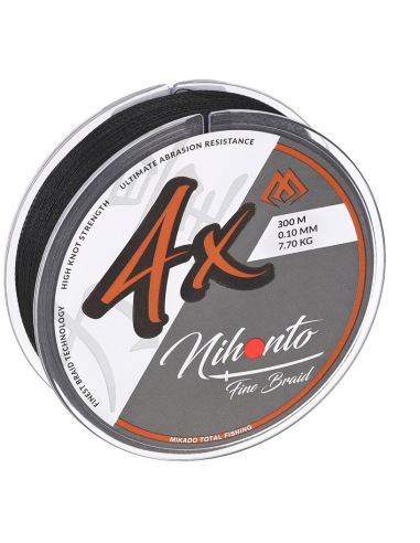 Plecionka Mikado NIHONTO FINE BRAID - 4x 300m CZARNA 0.08mm MIKADO - 2