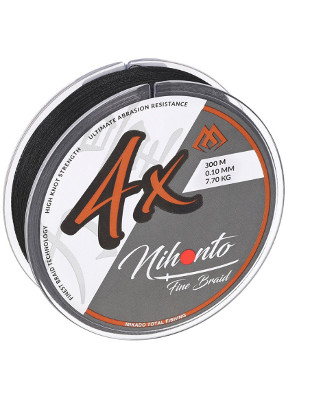Plecionka Mikado NIHONTO FINE BRAID - 4x 300m CZARNA 0.10mm MIKADO - 2