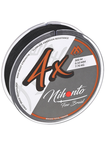 Plecionka Mikado NIHONTO FINE BRAID - 4x 300m CZARNA 0.12mm MIKADO - 2