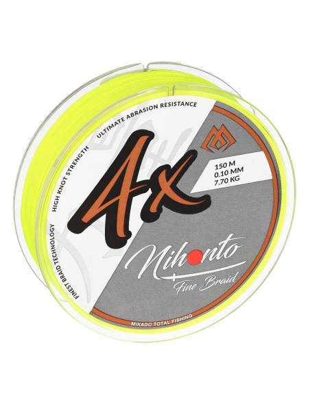 Plecionka Mikado Nihonto FINE BRAID 4X 150m fluo 0,14mm MIKADO - 2 Plecionka Mikado Nihonto FINE BRAID 4X 150m fluo 0,14mm MIKADO - 2