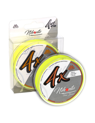 Plecionka Mikado NIHONTO FINE BRAID 4x 300m FLUO 0.14mm