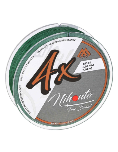 Plecionka Mikado Nihonto FINE BRAID 4X 150m Zielona – 0.16mm MIKADO - 2