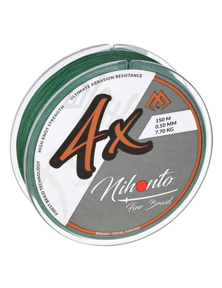 Plecionka Mikado Nihonto FINE BRAID 4X 150m Zielona – 0.16mm MIKADO - 2