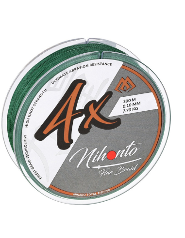 Plecionka Mikado NIHONTO FINE BRAID 4x 300m ZIELONA 0,06mm MIKADO - 2