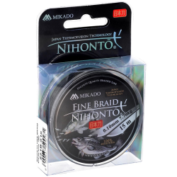 Plecionka Mikado Nihonto FINE BRAID 4X 15m Czarna 0,12mm MIKADO - 1