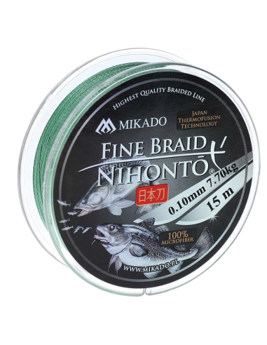 Plecionka Mikado NIHONTO FINE BRAID 15m Zielona - 0.14mm MIKADO - 2