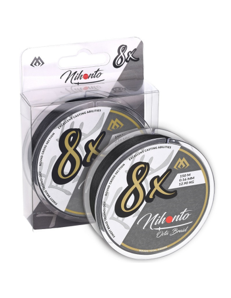 Plecionka Mikado NIHONTO OCTA BRAID 8x 10m CZARNA 0.08mm MIKADO - 1
