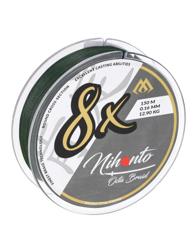 Plecionka Mikado NIHONTO OCTA BRAID 8x 10m ZIELONA 0.08mm MIKADO - 2