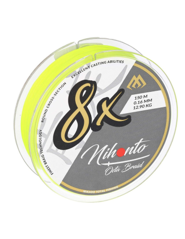 Plecionka Mikado  NIHONTO OCTA BRAID 8x-  FLUO 10m 0.08mm MIKADO - 2