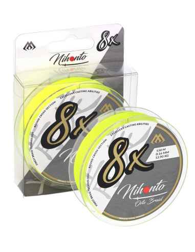 Plecionka Mikado  NIHONTO OCTA BRAID 8x-  FLUO 10m 0.10mm