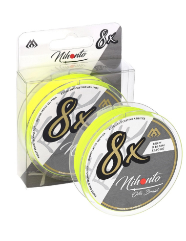 Plecionka Mikado Nihonto OCTA BRAID 8X 150m Fluo – 0.12mm