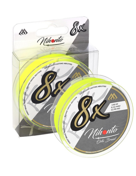 Plecionka Mikado Nihonto OCTA BRAID 8X 150m Fluo – 0.12mm MIKADO - 1